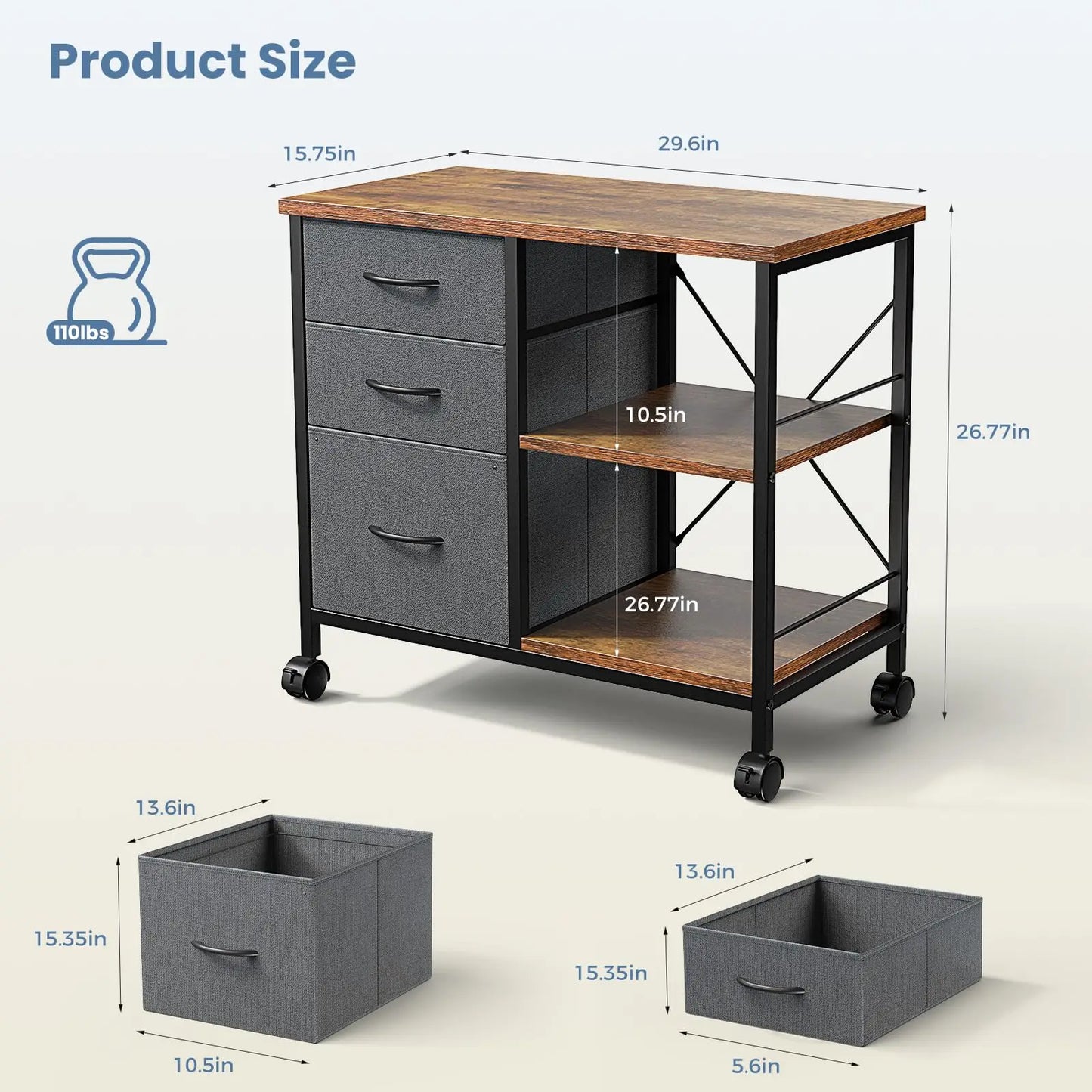 Living Room Movable Cabinet