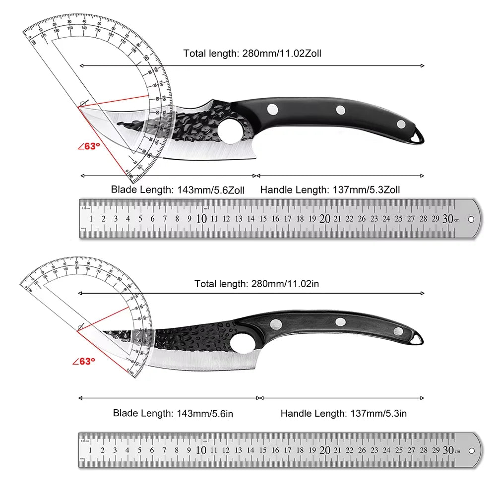 Stainless Steel Hand Forged Knife Cleaver