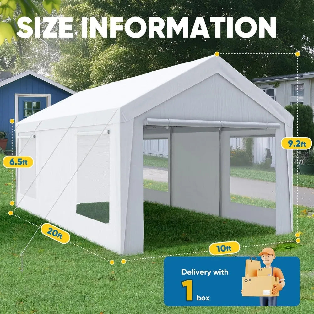 10x20 ft Heavy Duty Carport
