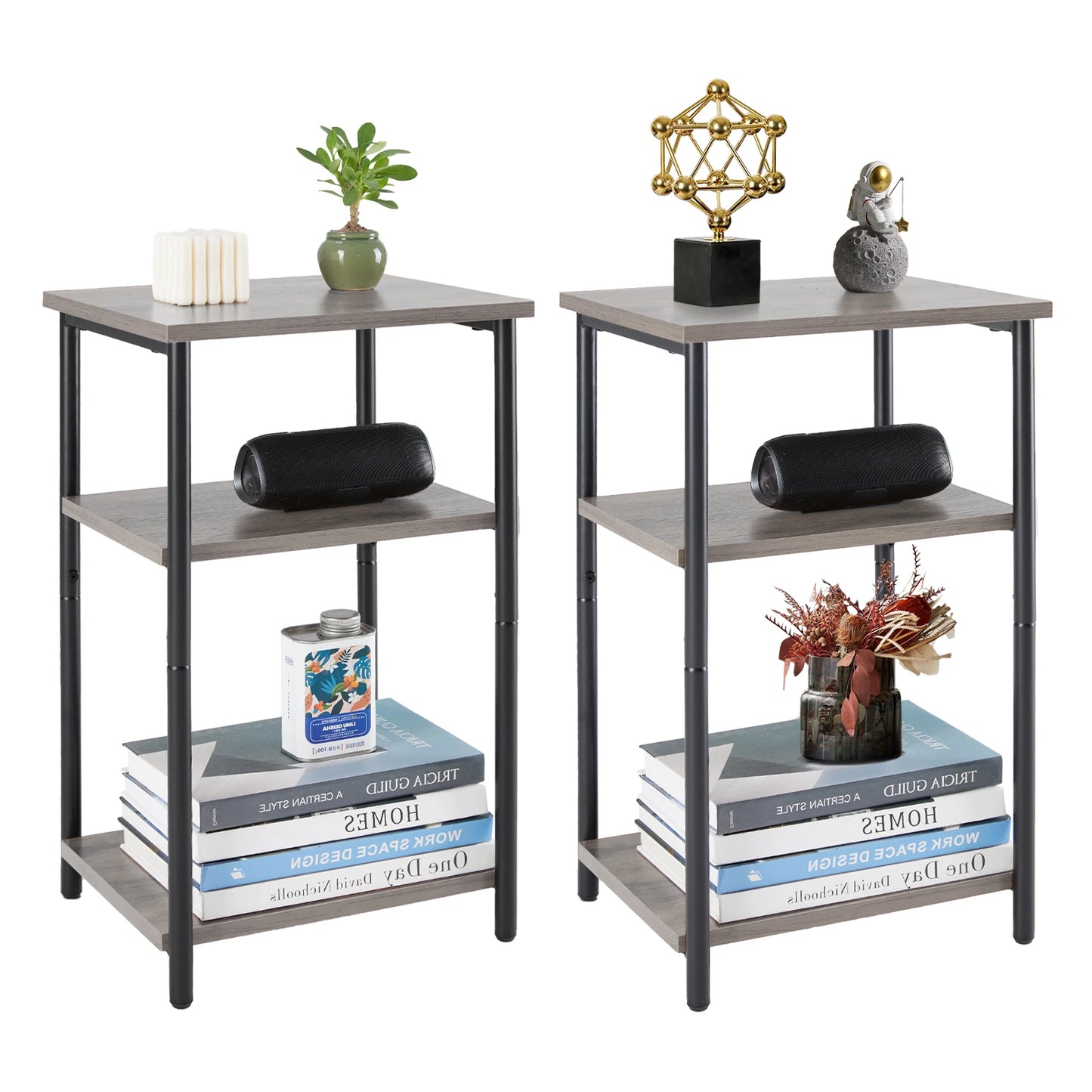 2/3-Tier End Table Side Tables