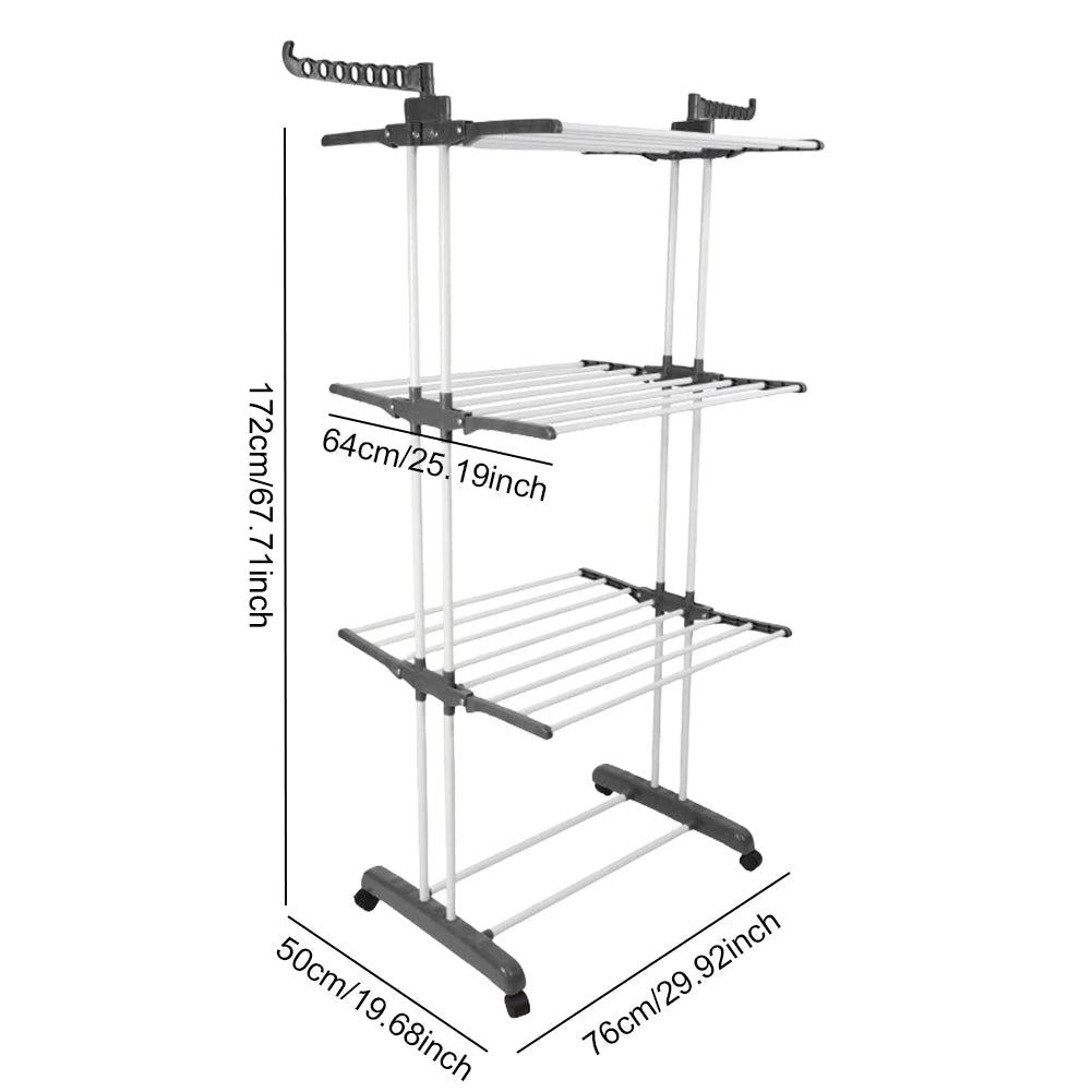 4-Tier Foldable Drying Rack