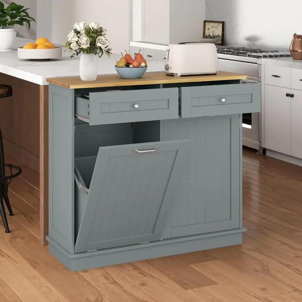 Tilt Out Trash Can Cabinet