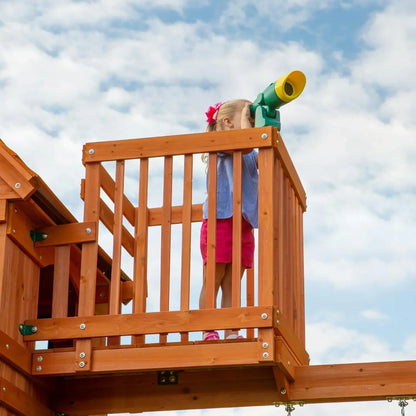 II Cedar Wood Swing Set