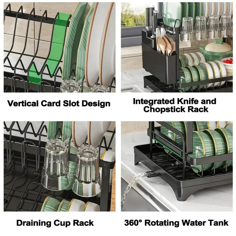 Space Saving Double Tier Drying Rack