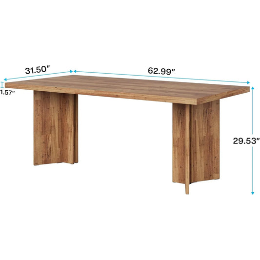 63-inch Dining Table for 4-6