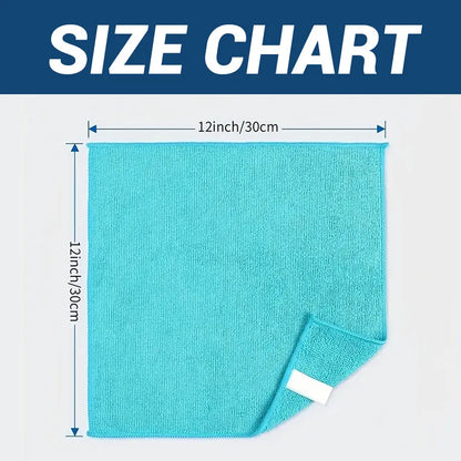 10 Pcs Microfiber Cleaning Cloths
