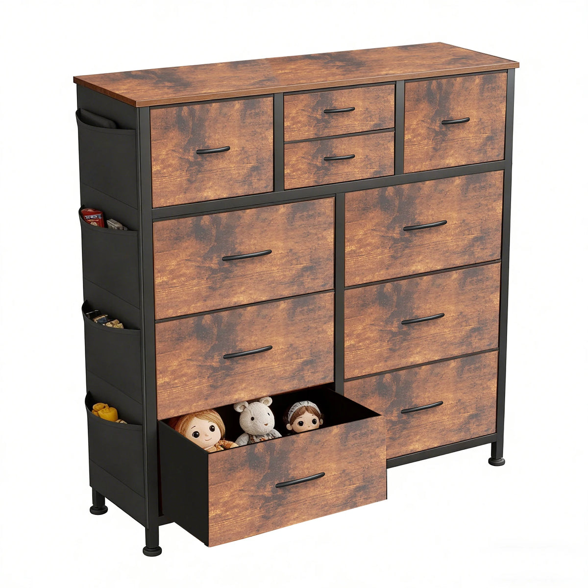 Living Room 10 Fabric Drawers