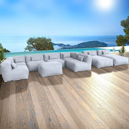 Patio Furniture Set Bean Bag 9 Pieces