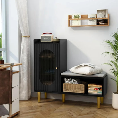 "2-Piece L-Shaped Storage Bench