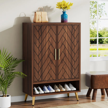 6-Tier Shoe Cabinet with Doors