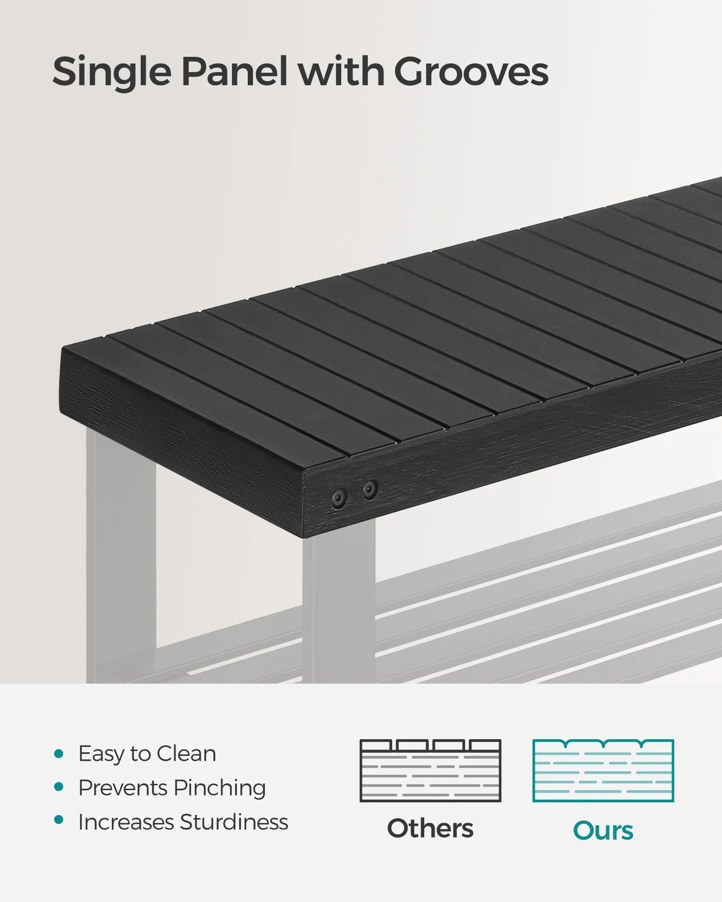 Bench 3-Tier Shoe Organizer