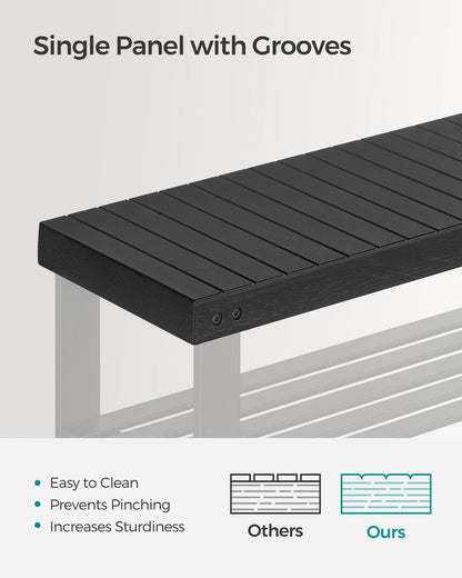 Bench 3-Tier Shoe Organizer