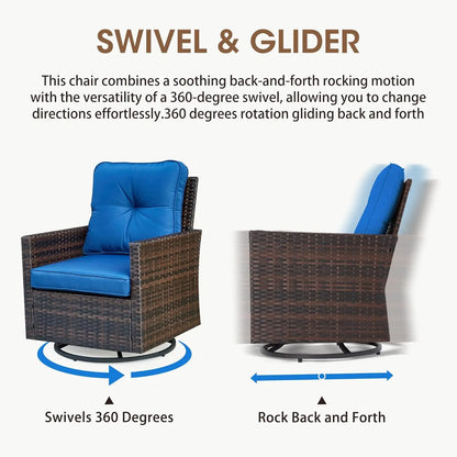 5 Piece Patio Furniture Set