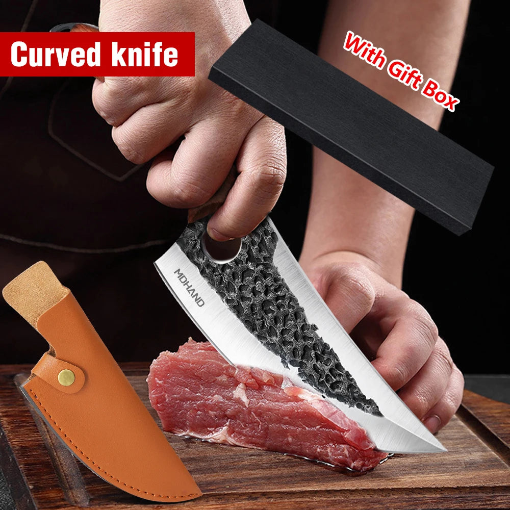 Stainless Steel Hand Forged Knife Cleaver