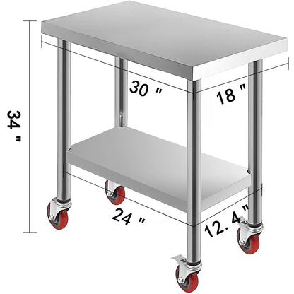Stainless Steel  Prep Table
