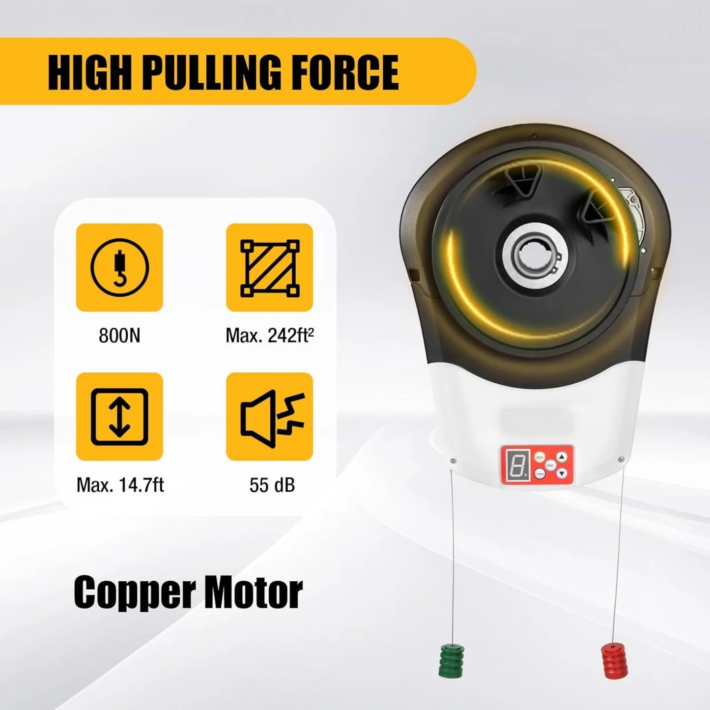 100W Electric Roll Up Garage Door Opener