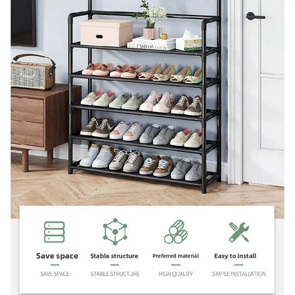 5-Tier 3-in-1 Multifunctional Rack