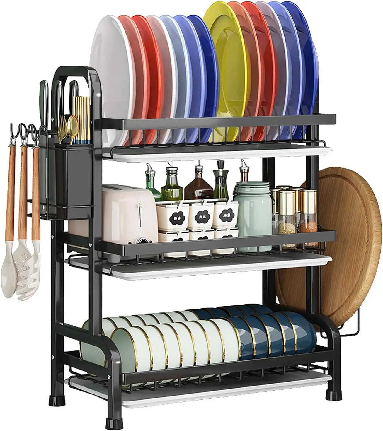Three-Tier Countertop Rack