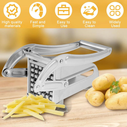 French Fries Cutter Stainless Steel Potato Slicer