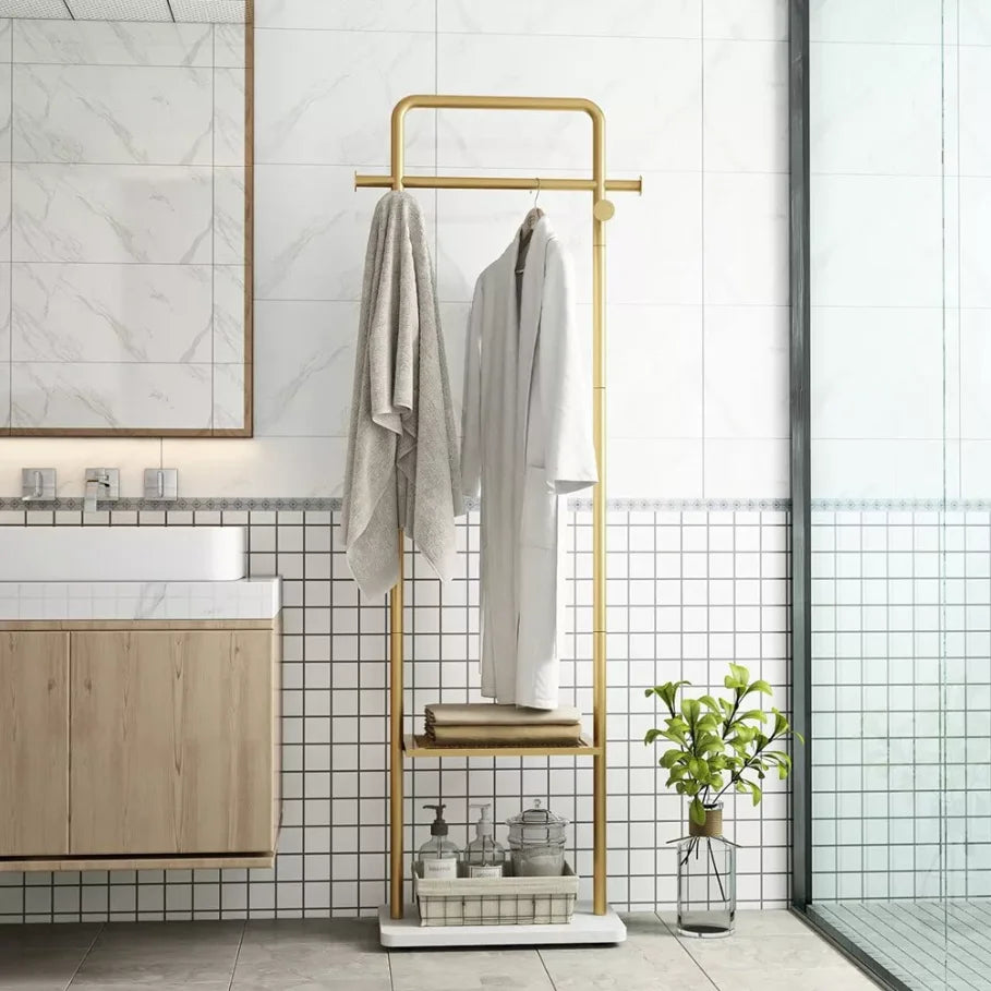 Metal Gold Coat Rack