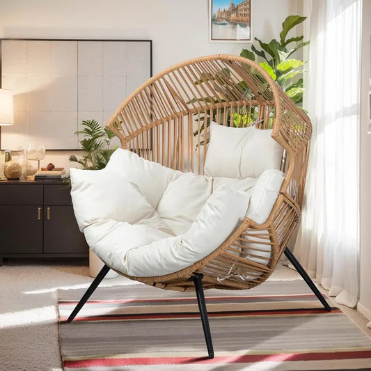Outdoor Wicker Egg Chair