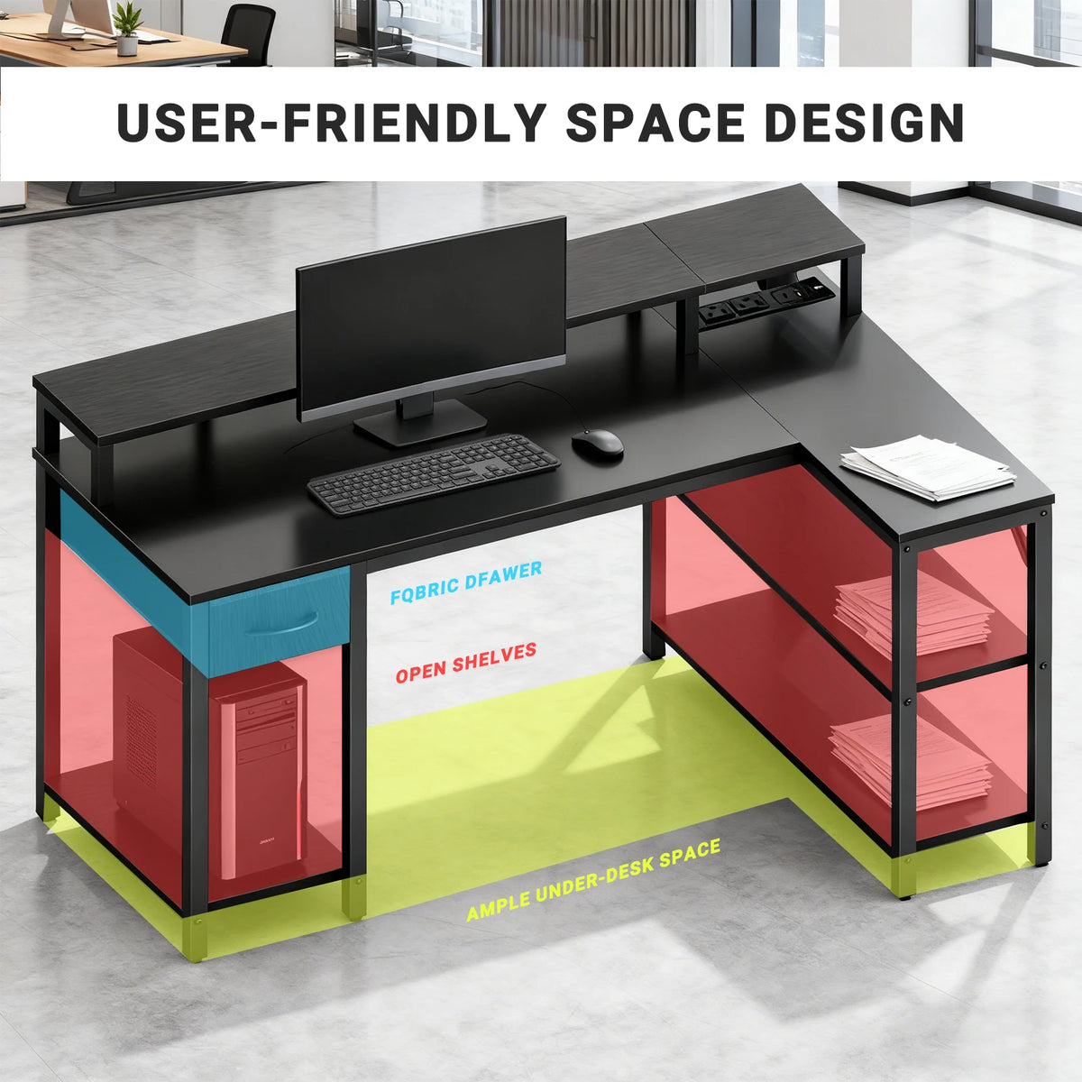 L Shaped Gaming Desk