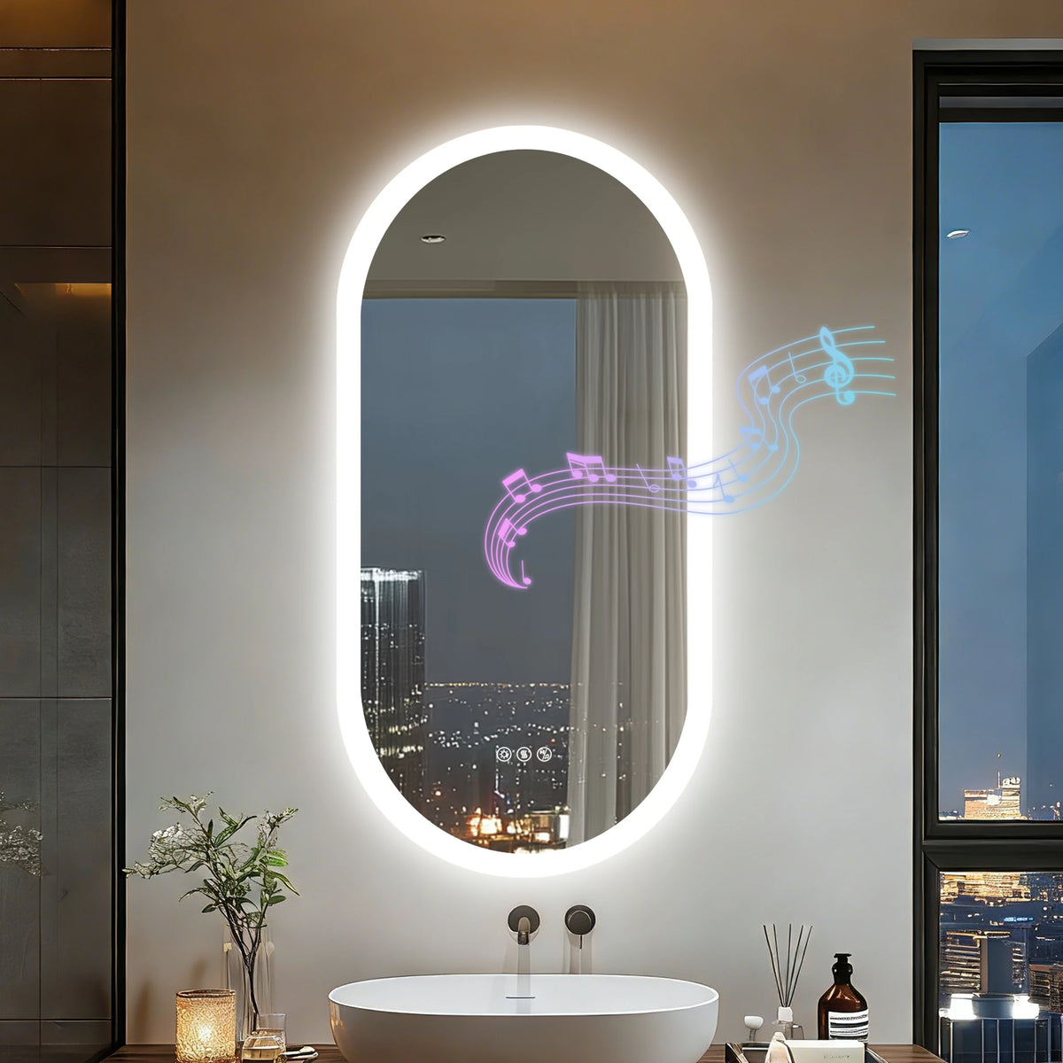 LED Bathroom Mirror 40"/48''