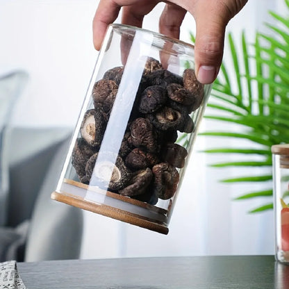 12pcs/set Airtight Glass Storage Jar