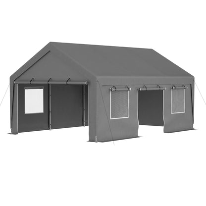 13x20 Heavy Duty Steel Carport