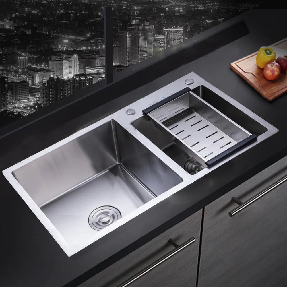 Stainless Steel Double Bowl
