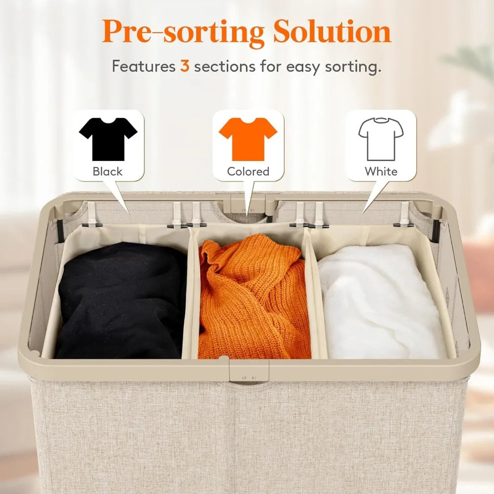 Laundry Basket with Lid
