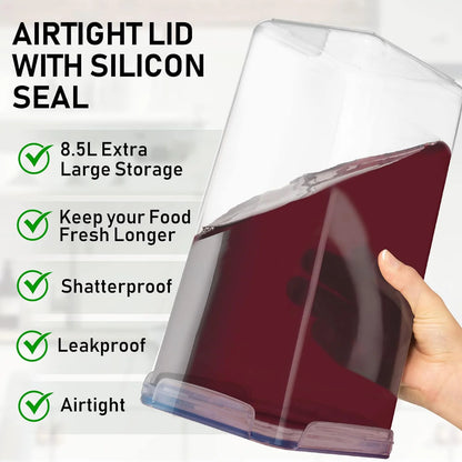 2Pcs Large Airtight Food Storage