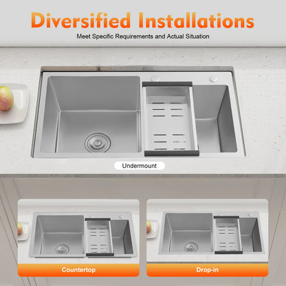 Sturdy Stainless Steel Kitchen Sink