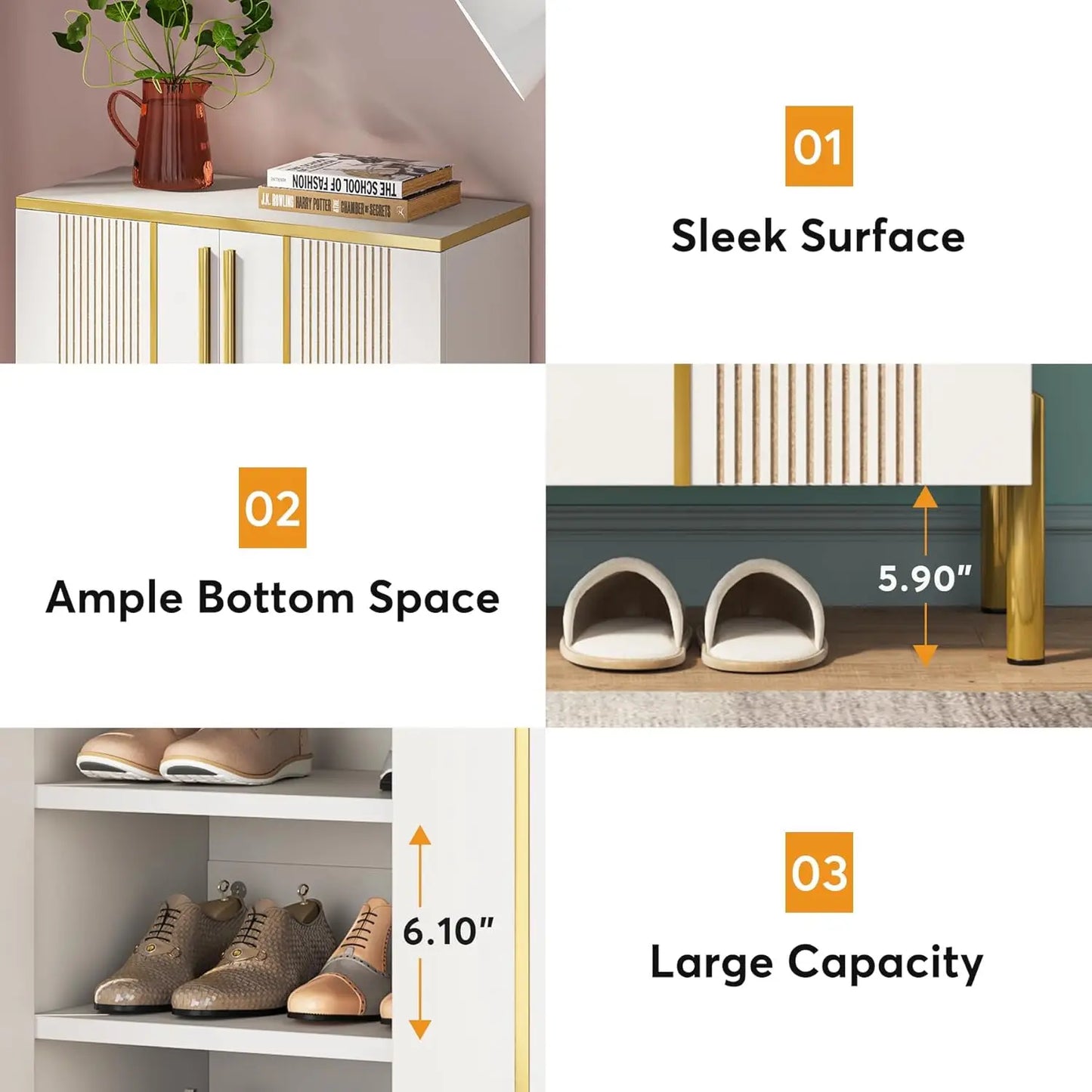 6-Tier Shoe Storage Cabinet