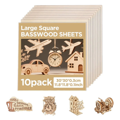 Basswood Sheets for Craft