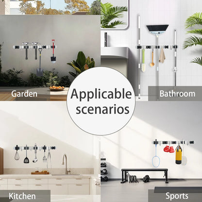 4-Hook Adhesive Organizer