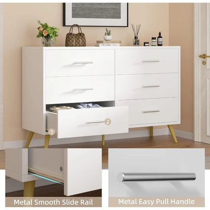 6-Drawer Wide Chest Organizer