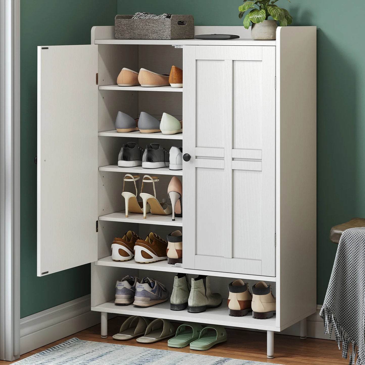 45'' Shoe Cabinet Entryway