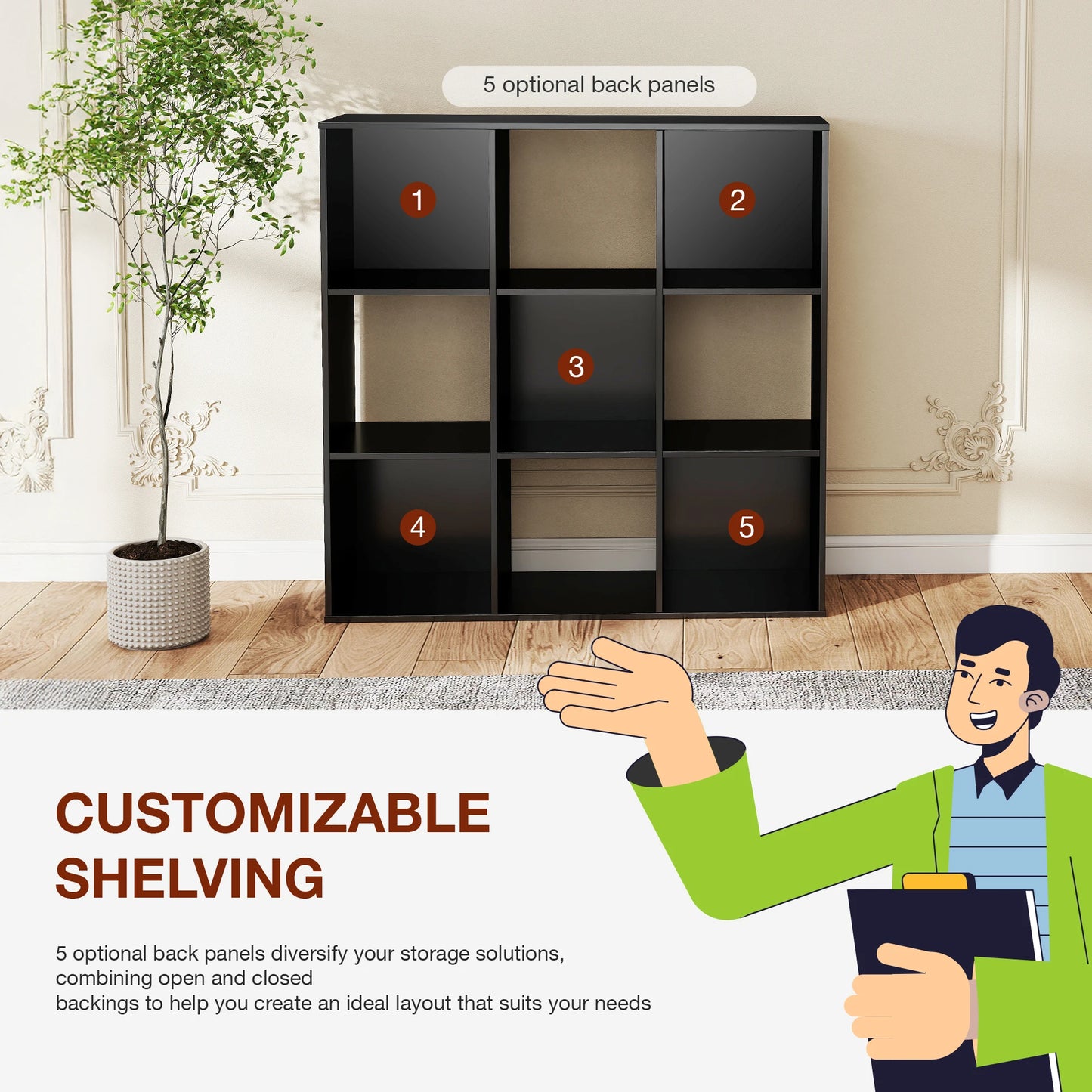9 Cube Storage Organizer
