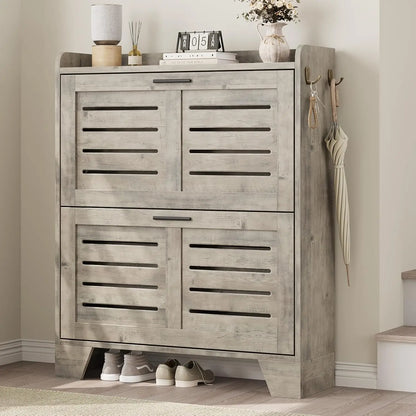 Narrow And Slim Shoe Cabinet Organizer