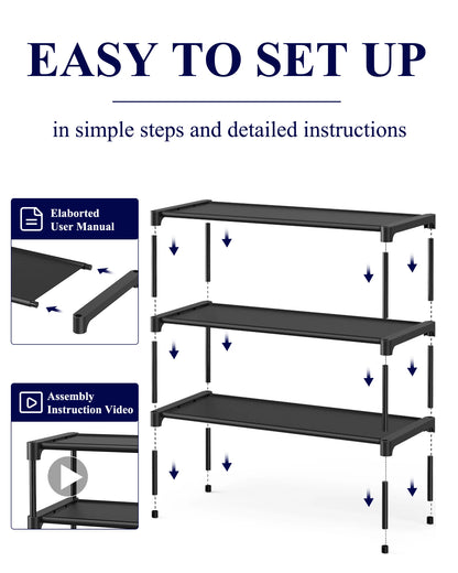 3-Tier Shoe Rack