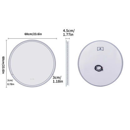 Intelligent Illuminate Round Mirror