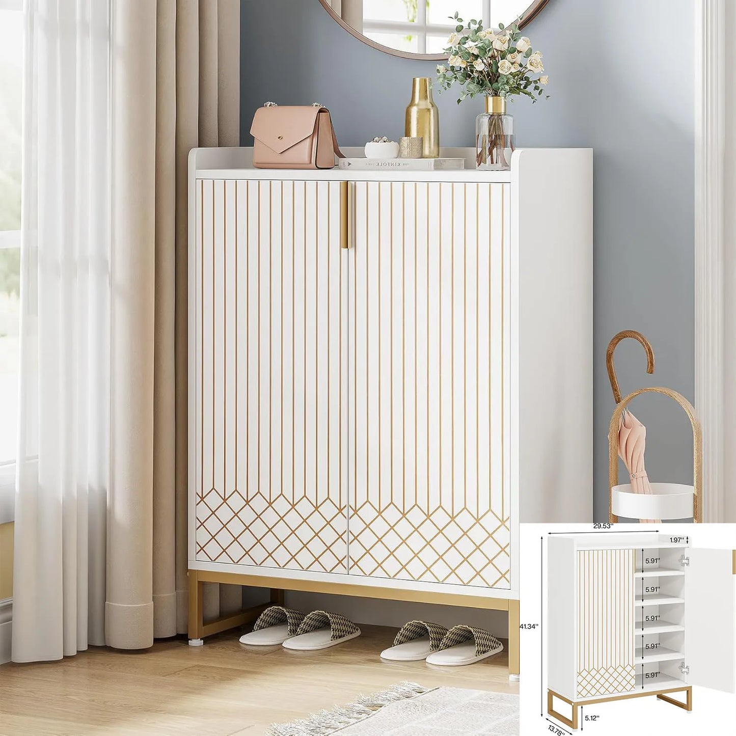 6-Tier Shoe Storage Cabinet
