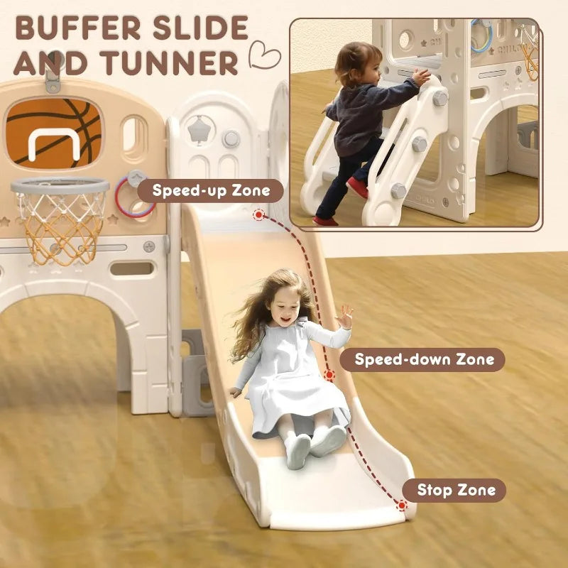 8 in 1 Toddler Slide and Climber Plus More