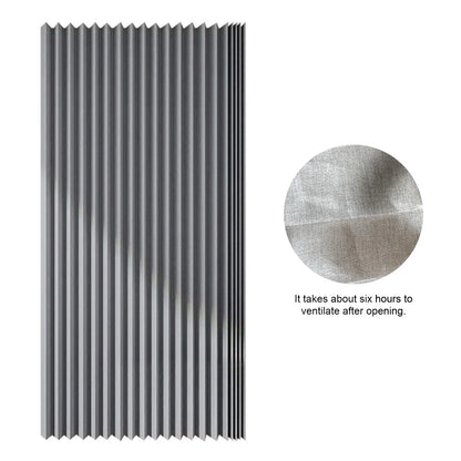 Foldable Magnetic Shower Curtain