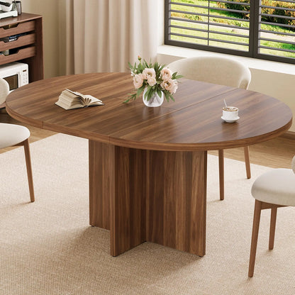 Round to Oval Dining Table For 4-8