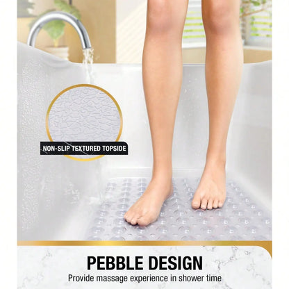 Non Slip Bath Mat For Tub 40x16 Inch Extra Long