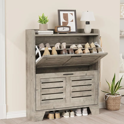 Narrow And Slim Shoe Cabinet Organizer