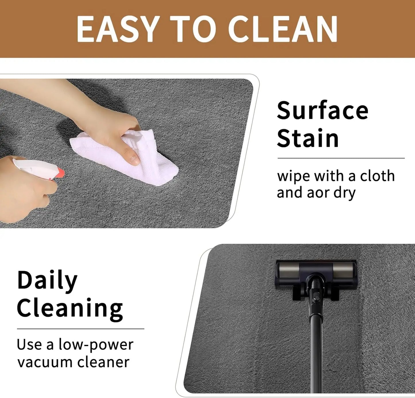 Soft Fluffy 9x12 Area Rug