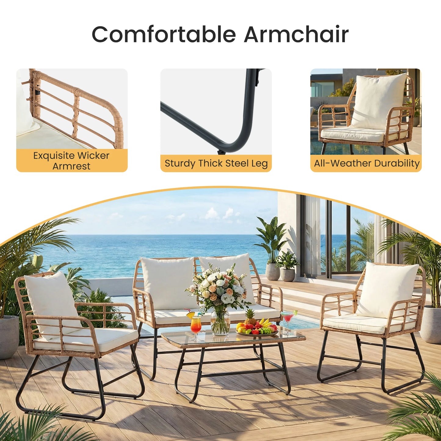 Outdoor Wicker Patio Furniture